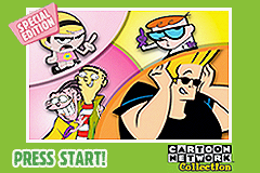 Gameboy Advance Video - Cartoon Network Collection Special Edition Title Screen